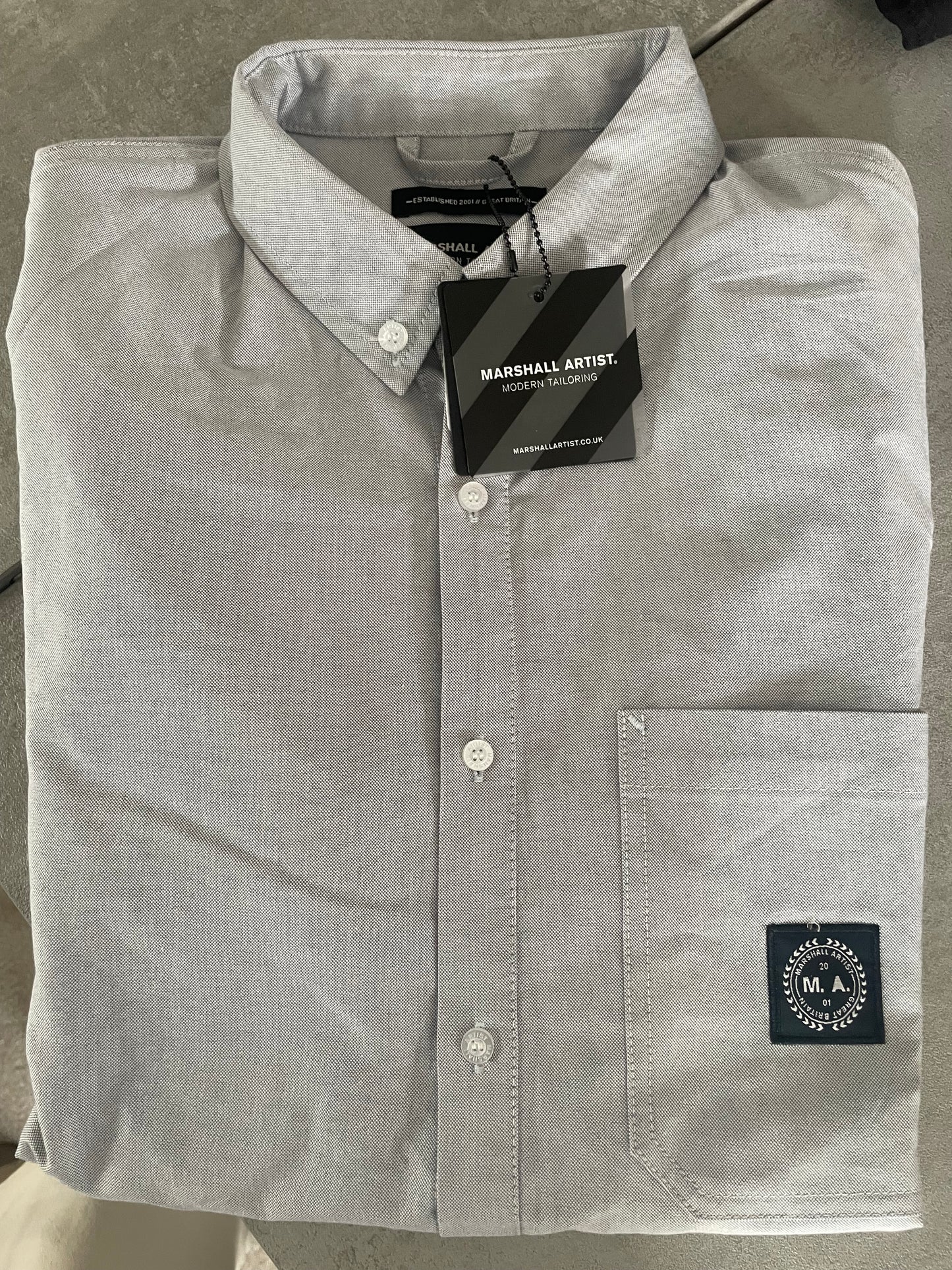 Marshall Artist Queensbury S/S Shirt - Sky Blue