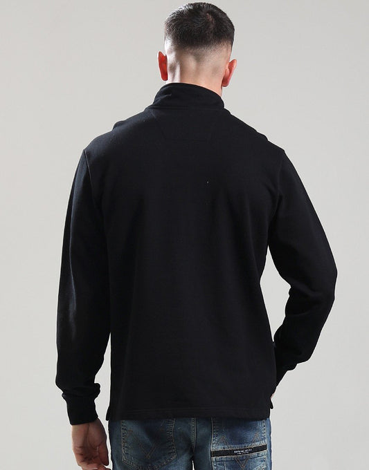 MARSHALL ARTIST MICROSPHERE 1/4 ZIP SWEAT // BLACK