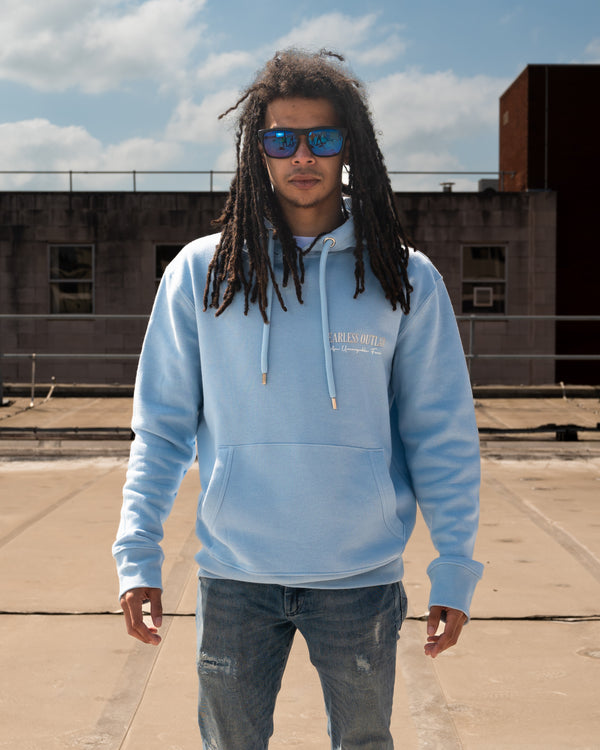Fearless Outlaw Atley Luxe Hoodie - Sky Blue