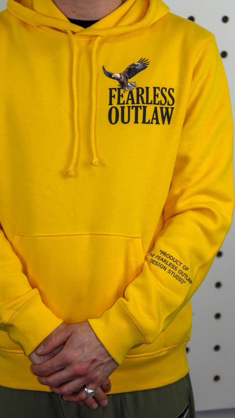 Fearless Outlaw Roman Hoodie - Spectre Yellow