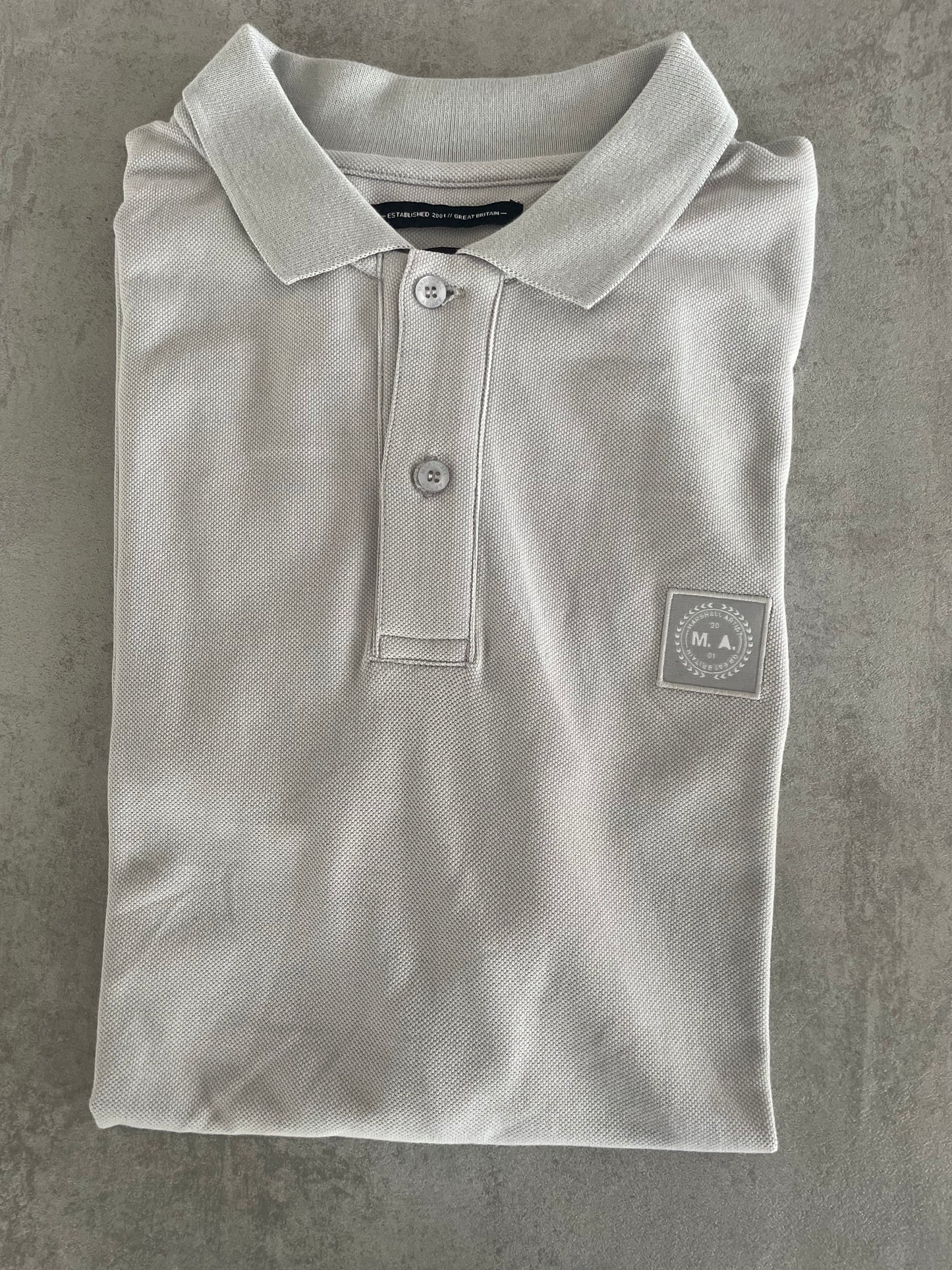 Marshall Artist Marchio Polo Shirt - Harbour Grey