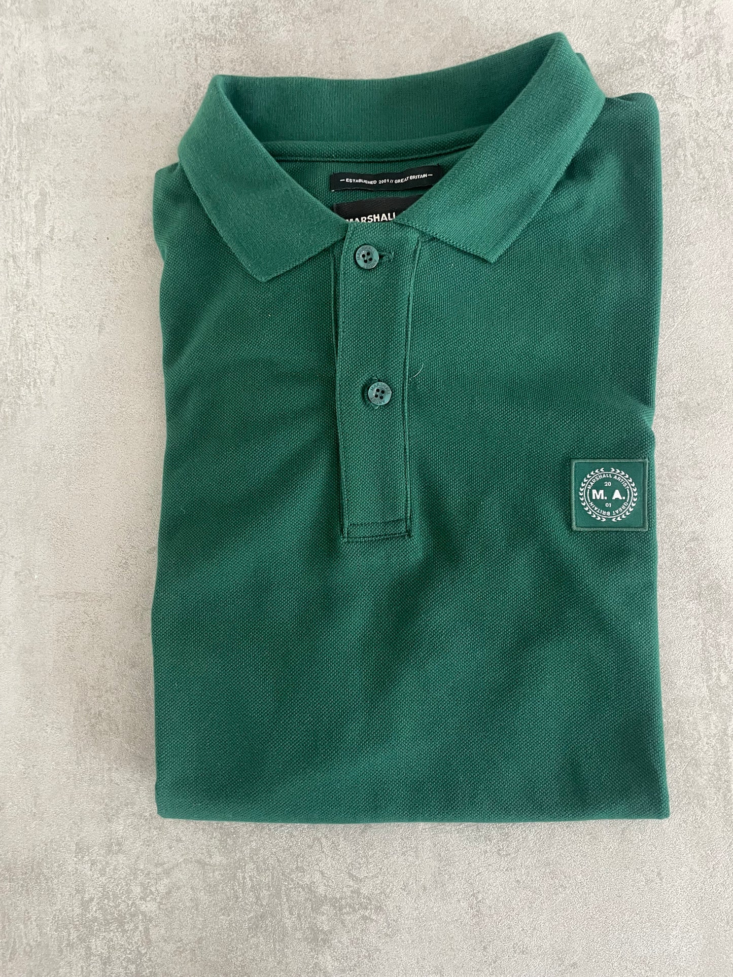 Marshall Artist Marchio Polo Shirt - Forest Green