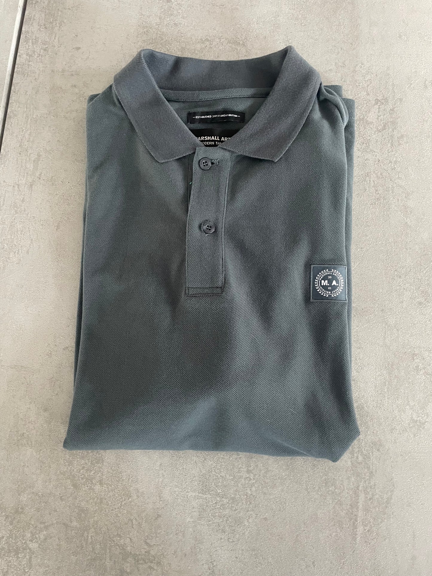 Marshall Artist Marchio Polo Shirt - Slate