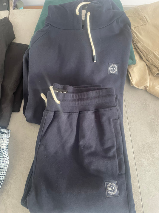 Marshall Artist Foundation Tracksuit Hoodie/Jogger - Navy