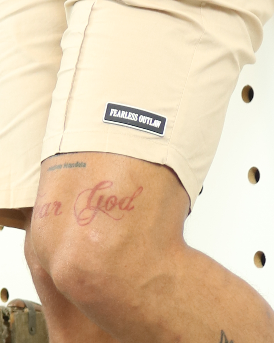 Fearless Outlaw Refined Shorts - Sand