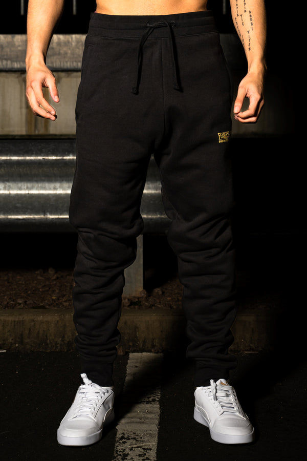 Fearless Outlaw The Gold Collection : Signature Sweatpants - Black/Gold
