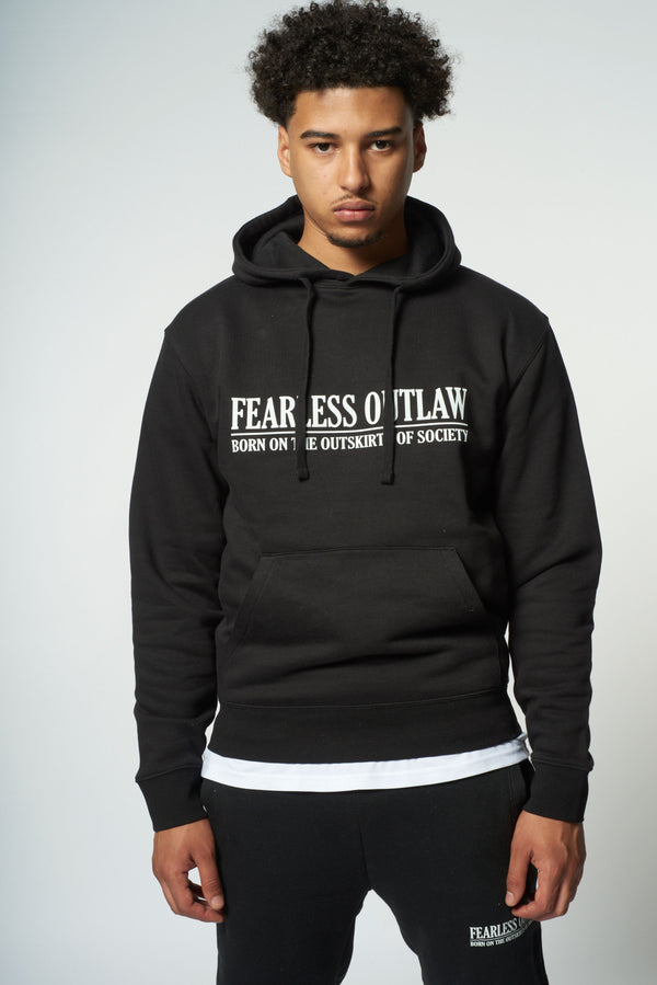 Fearless Outlaw Signature Hoodie - Black