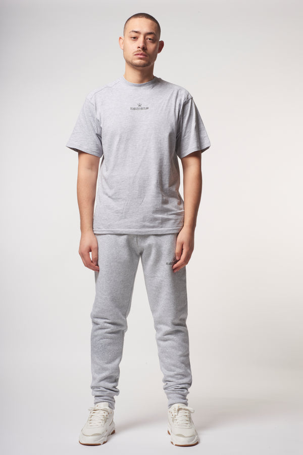 Fearless Outlaw Prisoner T-Shirt - Grey