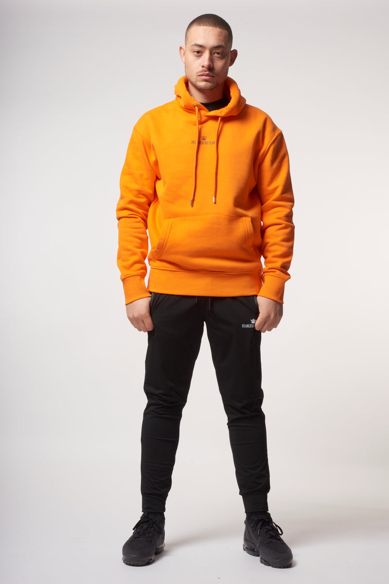 Fearless Outlaw Prisoner Luxe Hoodie Orange
