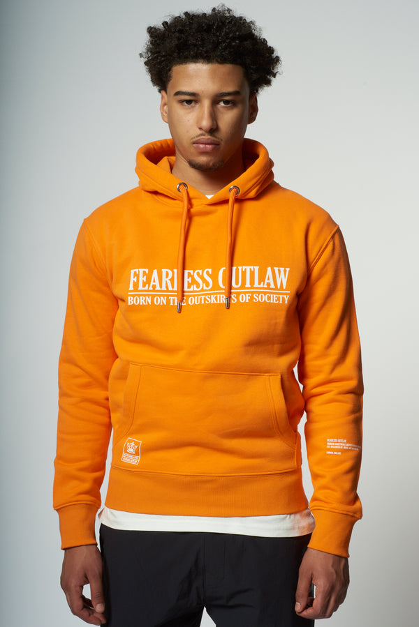 Fearless Outlaw Signature Luxe Hoodie - Orange