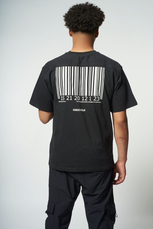 Fearless Outlaw Prisoner T-Shirt - Black