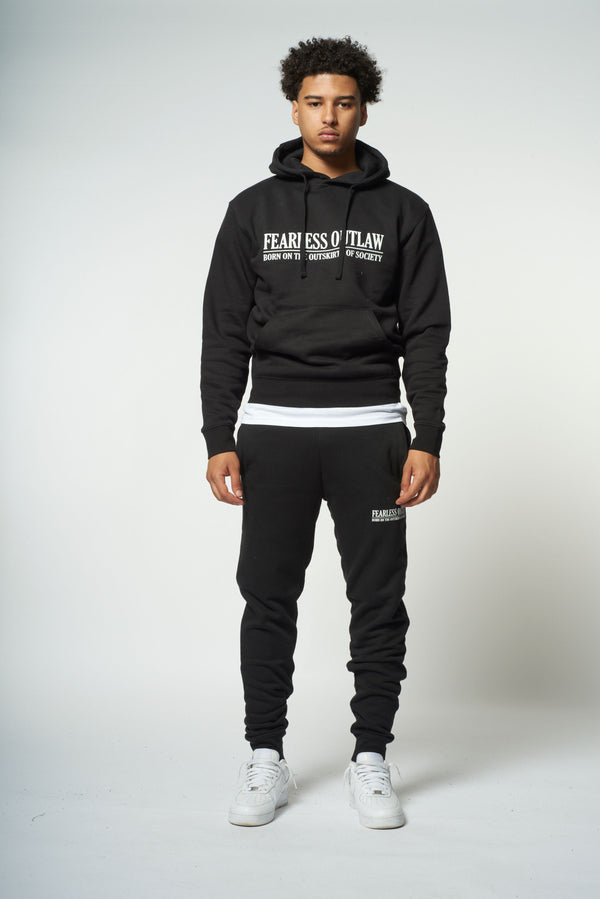 Fearless Outlaw Signature Hoodie - Black